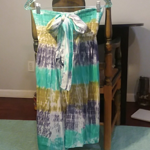 🌟5for25🌟One Size Sleeveless Tie-dye Dress - Picture 1 of 2